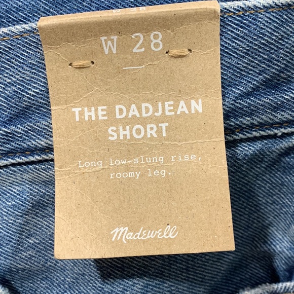 NWT madewell denim shorts - Picture 3 of 3